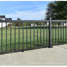 2 Rails or 3 Rails of Aluminum Residential Decorative Metal Fence Panels  for Garden or Yard Fencing with modern styles